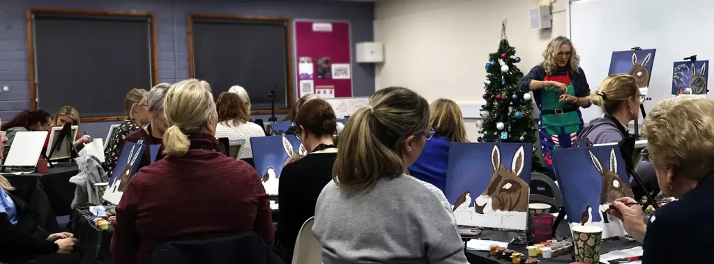 Rowlands Room being used for a art workshop