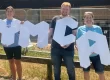 YMCA staff with letters