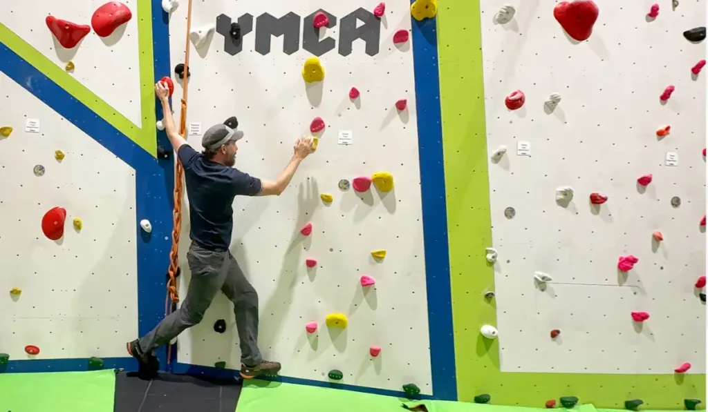Logan traversing the wall
